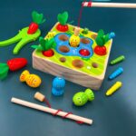 Joc Pescuit Magnetic Gradina cu morcovi Iazul cu pestisori