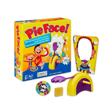 Joc de societate Pie Face Ruleta cu numere si frisca