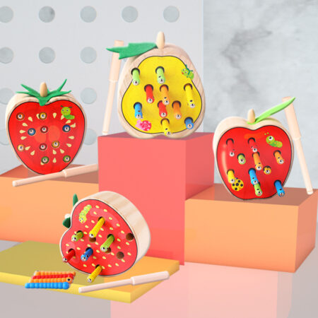 Joc educativ Pescuit magnetic Fructe Prinde Insectele