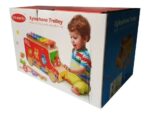 Jucarie Multifunctionala Autobuzul cu xilofon si Animale 3D