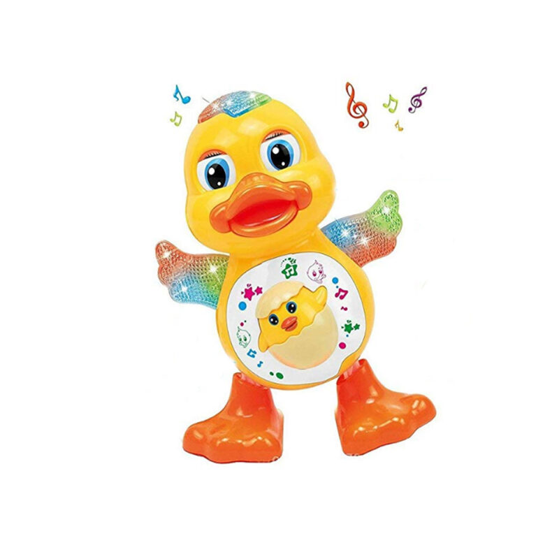 Jucarie interactiva Ratusca dansatoare lumini sunete