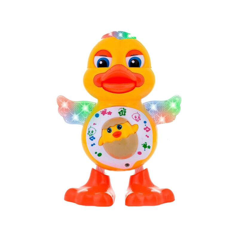 Jucarie interactiva Ratusca dansatoare lumini sunete