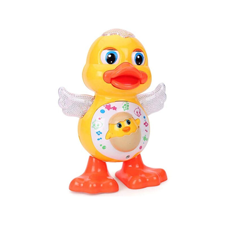 Jucarie interactiva Ratusca dansatoare lumini sunete