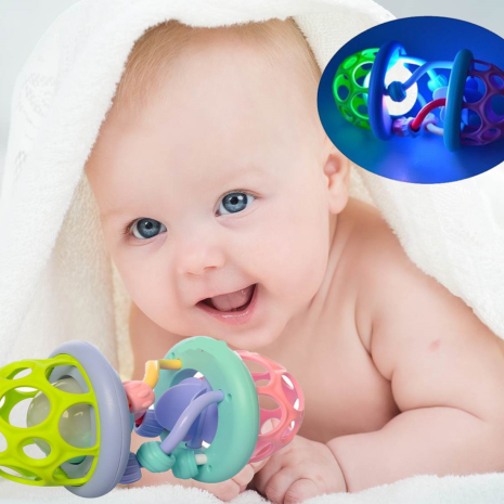Jucarie interactiva bebe Zornaitoare cu sunete si lumini Dentitie