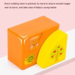 Jucarii Cuburi de stivuit cu imagini Constructii din lemn