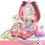 Jucarii Trusa Machiaj Geanta de umar cu Accesorii 21 piese