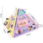 Piramida Montessori lemn Placa multifunctionala detasabila