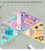 Piramida Montessori lemn Placa multifunctionala detasabila