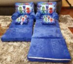 Set Eroii in Pijama Fotoliu extensibil copii si Perna plus