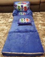 Set Eroii in Pijama Fotoliu extensibil copii si Perna plus