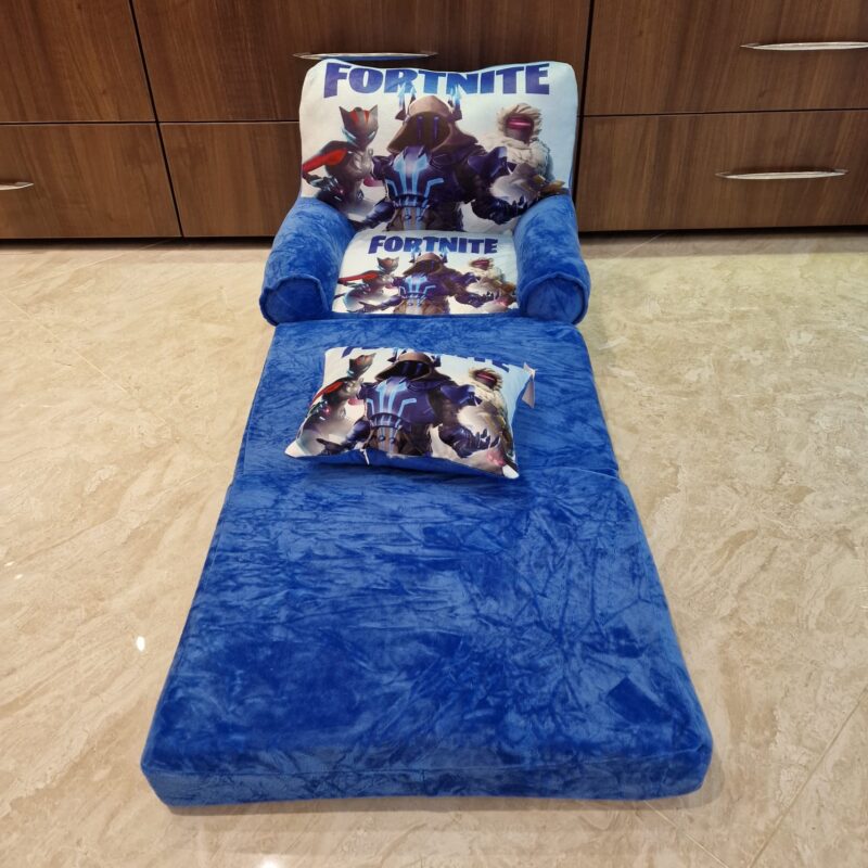 Set Fortnite Fotoliu extensibil copii 150 cm si Perna plus