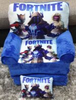 Set Fortnite Fotoliu extensibil copii 150 cm si Perna plus