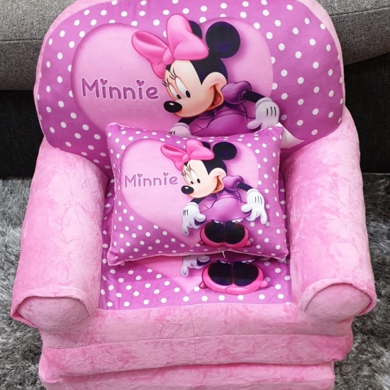 Set Minnie Mouse Fotoliu extensibil plus 150cm si Perna plus