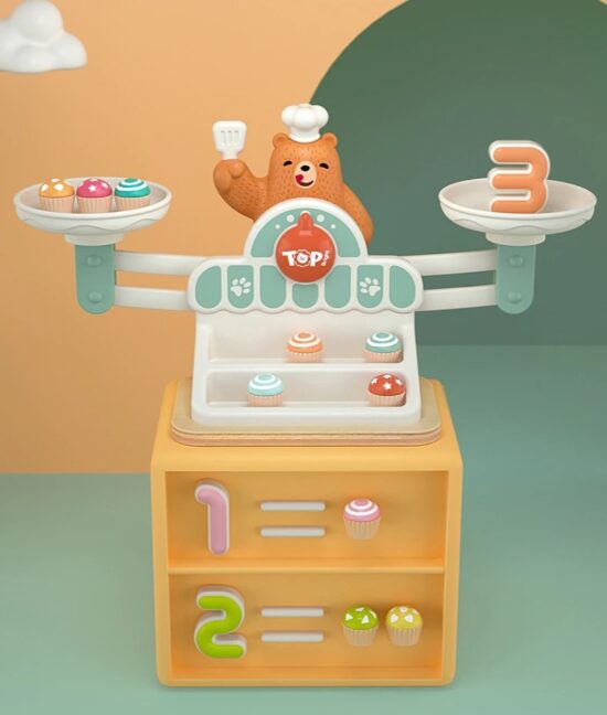 Jucarie Balanta Joc Matematic cu cifre si desert Topbright