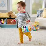 Perna moale de burtica pentru bebelusi cu accesorii