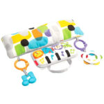 Perna moale de burtica pentru bebelusi cu accesorii