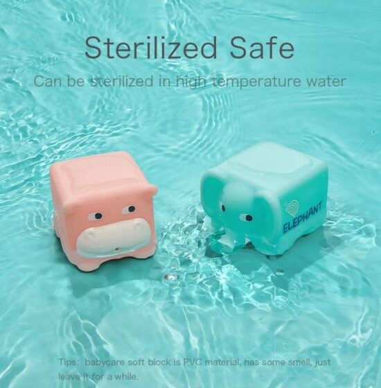 Cuburi moi animalute Set 6 Jucarii senzoriale bebe Squishy