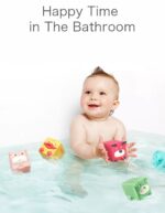 Cuburi moi animalute Set 6 Jucarii senzoriale bebe Squishy