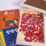 Joc Educativ Pescuim Ciuperca cu Litere Cartonase cu animale