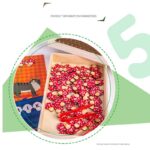 Joc Educativ Pescuim Ciuperca cu Litere Cartonase cu animale