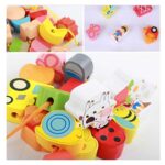 Joc de snuruit Ferma Animalelor Puzzle copii lemn 16 piese