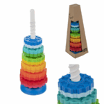 Jucarie de stivuire cu Discuri vibrante Rotire la propriu