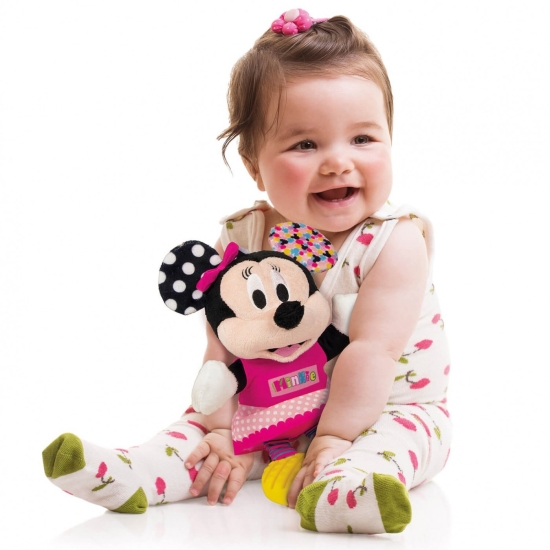 Jucarie interactiva bebe Minnie Mouse dentitie Clementoni