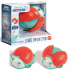 Proiector cu sunete lumini bebe Buburuza cu stele Clementoni