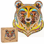 Puzzle din lemn Ursul Jigsaw 151 piese Animale