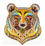 Puzzle din lemn Ursul Jigsaw 151 piese Animale