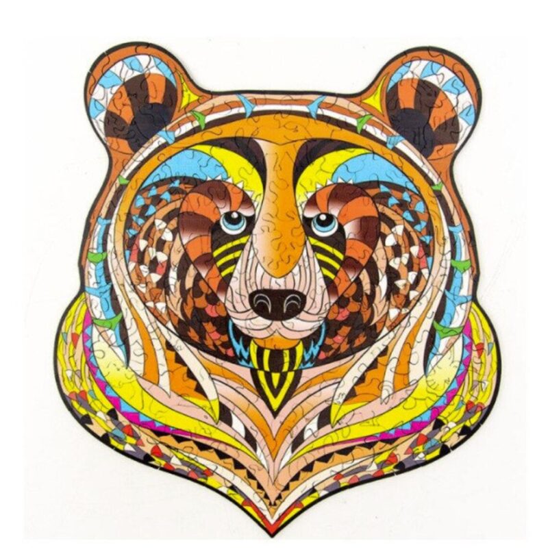 Puzzle din lemn Ursul Jigsaw 151 piese Animale