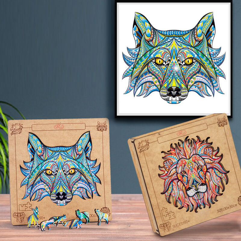 Puzzle din lemn Ursul Jigsaw 151 piese Animale