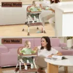 Scaun bebe Pliabil Maro pentru servirea Mesei Reglabil si Pliabil