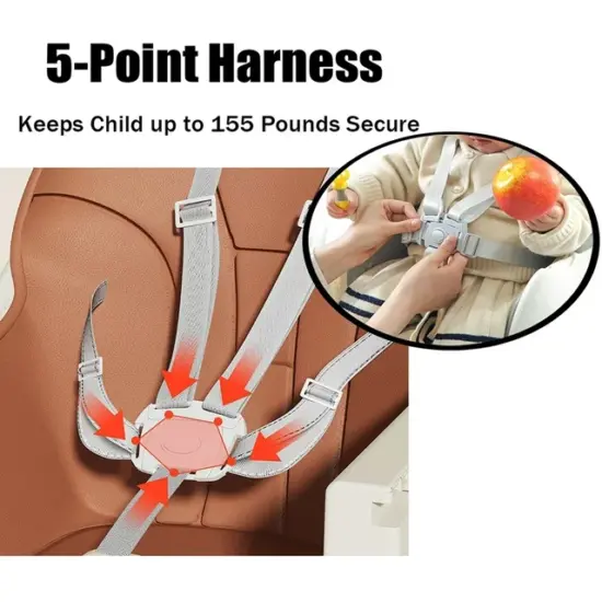 Scaun bebe Pliabil Maro pentru servirea Mesei Reglabil si Pliabil