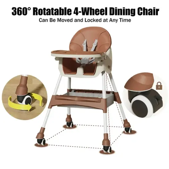 Scaun bebe Pliabil Maro pentru servirea Mesei Reglabil si Pliabil