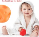 Set 10 Mingi Tactile Jucarii senzoriale bebe Bile moi masaj