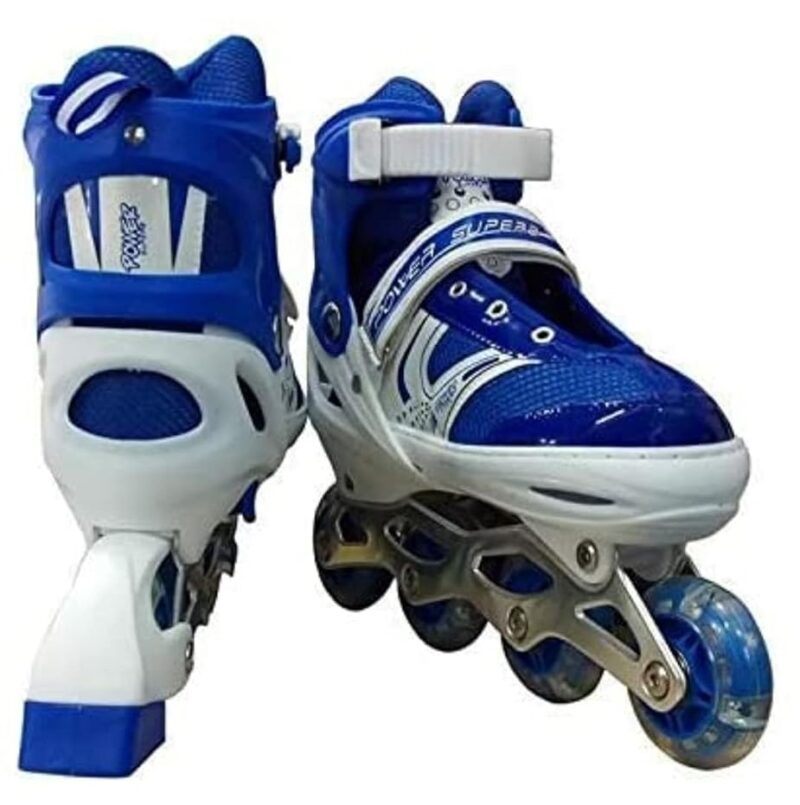 Set Role reglabile Albastru Pozitionarea rotilor 2in1 Ajustabile