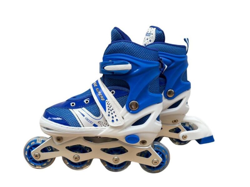 Set Role reglabile Albastru Pozitionarea rotilor 2in1 Ajustabile