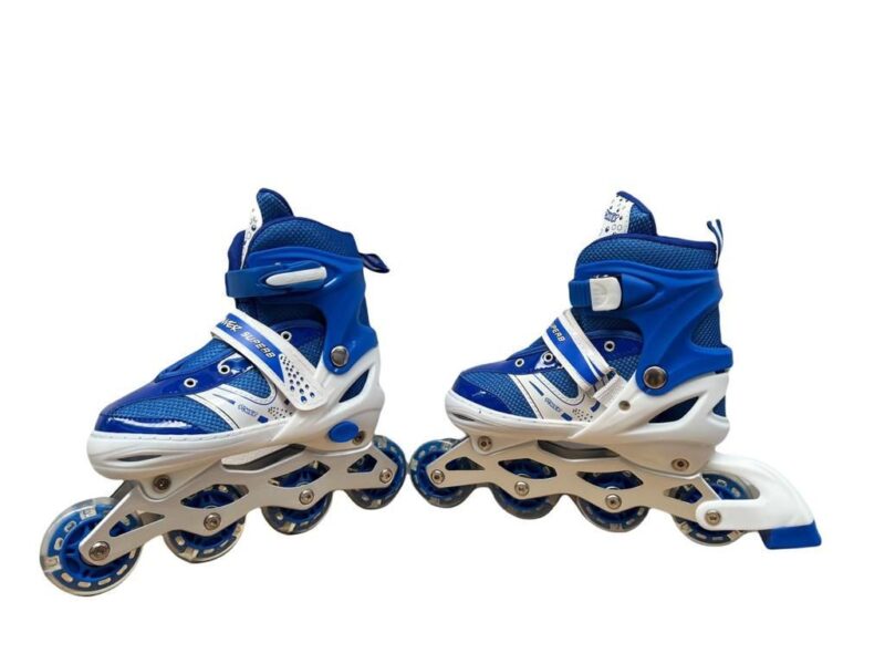 Set Role reglabile Albastru Pozitionarea rotilor 2in1 Ajustabile