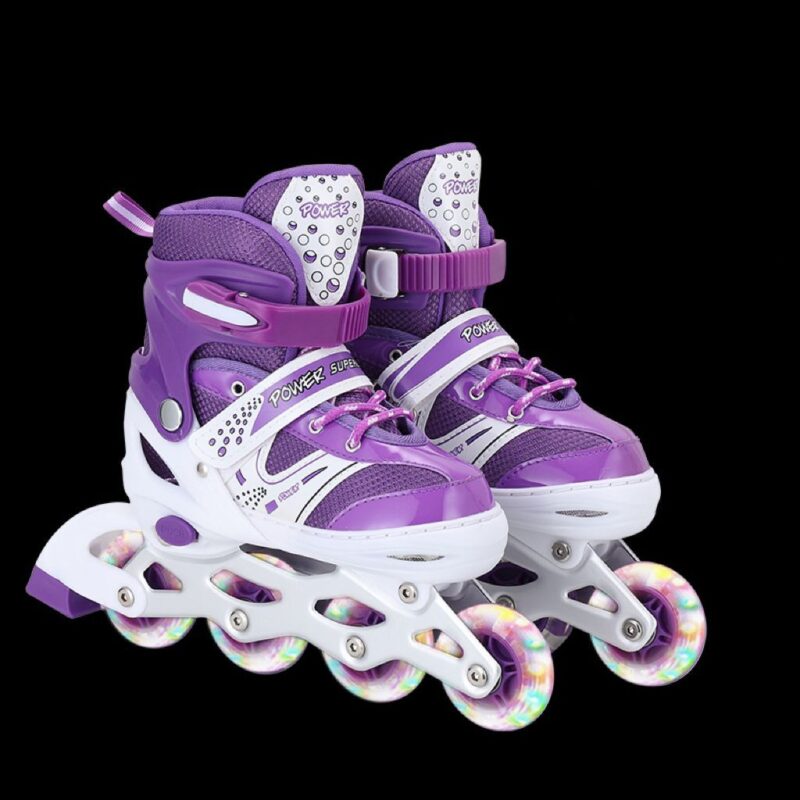 Set Role reglabile Mov Pozitionarea rotilor 2in1 Marime ajustabila