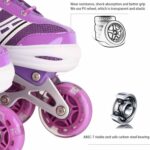 Set Role reglabile Mov Pozitionarea rotilor 2in1 Marime ajustabila