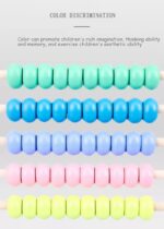 Abac din lemn Montessori Jucarii operatii matematice Ceas