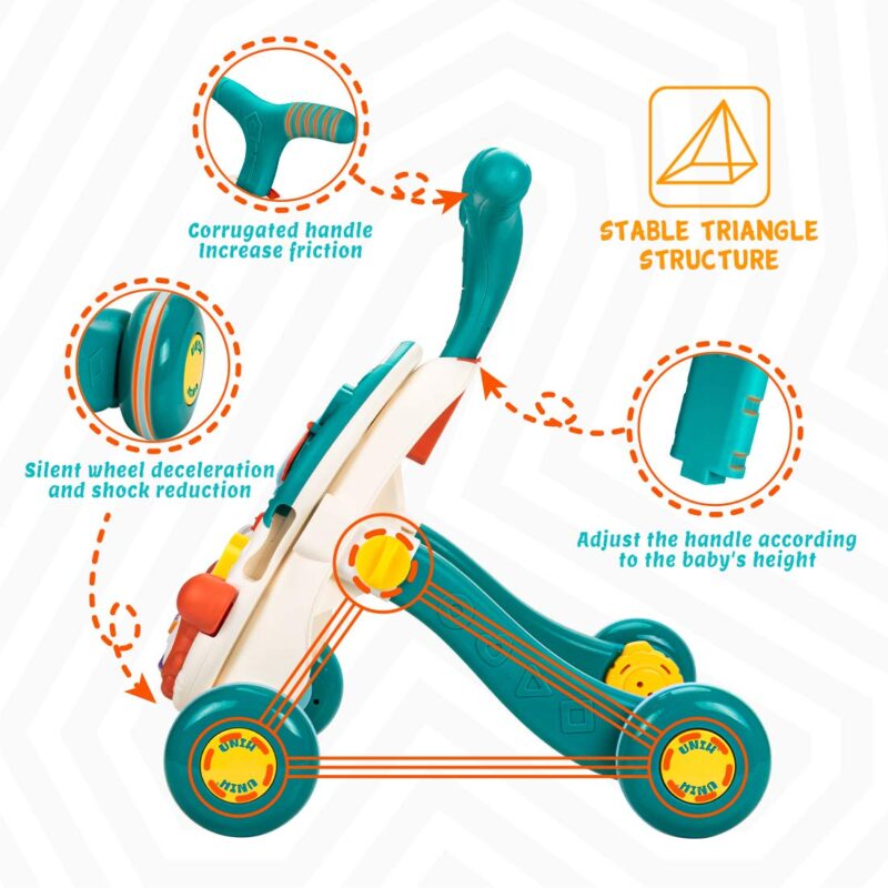 Antepremergator interactiv animalute Centru de activitati cu bile