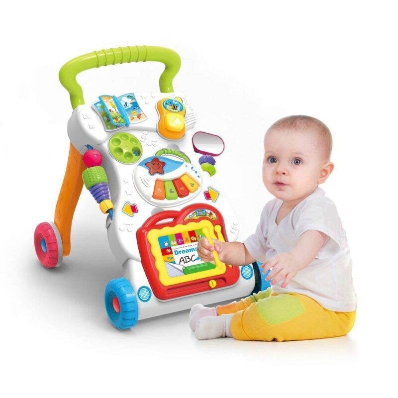 Antepremergator muzical Jucarie interactiva cu tabla de desen
