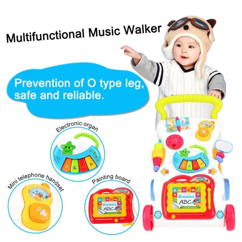 Antepremergator muzical Jucarie interactiva cu tabla de desen