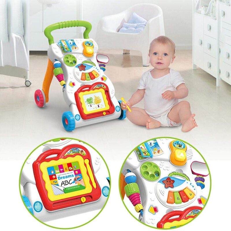Antepremergator muzical Jucarie interactiva cu tabla de desen