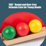 Cutia Permanentei Circuit cu bile tricolore Joc Montessori lemn