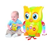 Jucarie interactiva bebe Bufnita dansatoare cu lumini si muzica