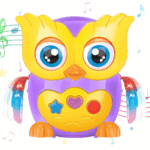 Jucarie interactiva bebe Bufnita dansatoare cu lumini si muzica