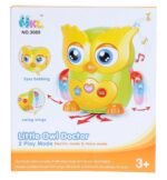 Jucarie interactiva bebe Bufnita dansatoare cu lumini si muzica